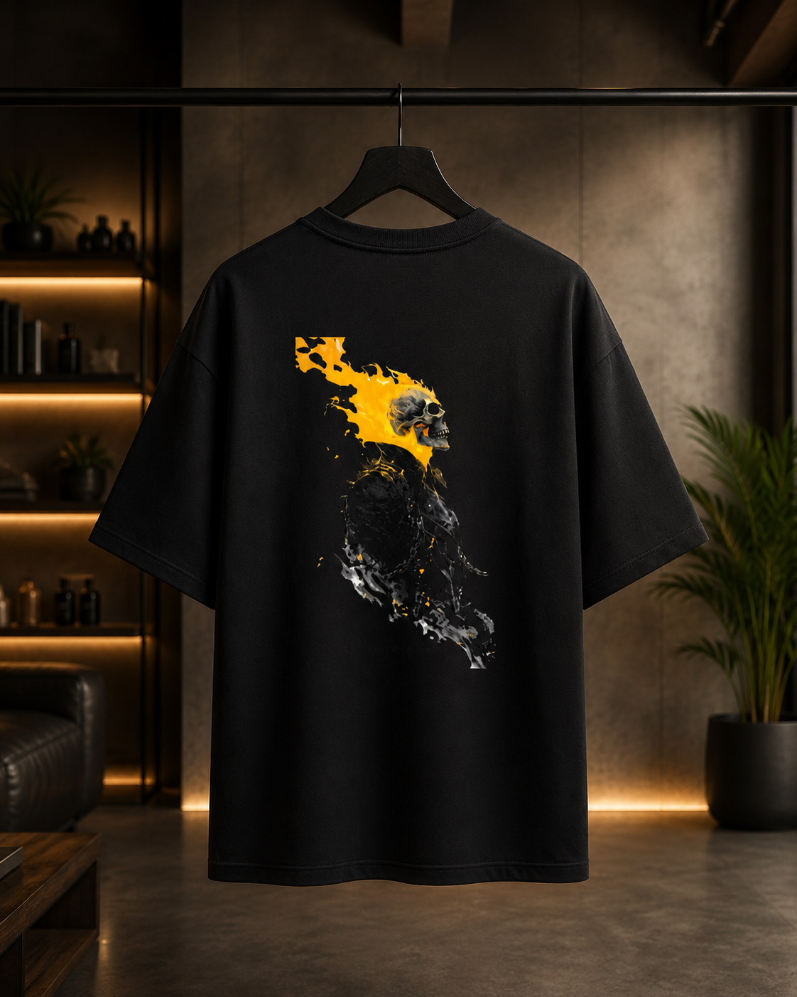 GHOST-RIDER UNISEX OVERSIZE TEE