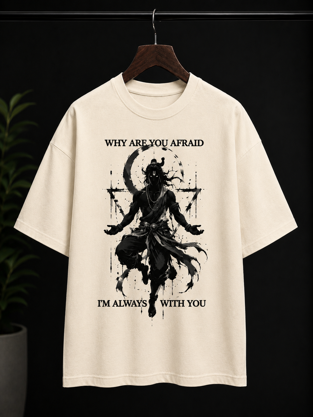 LORD KRISHNA🚩-Unisex Oversized Tee