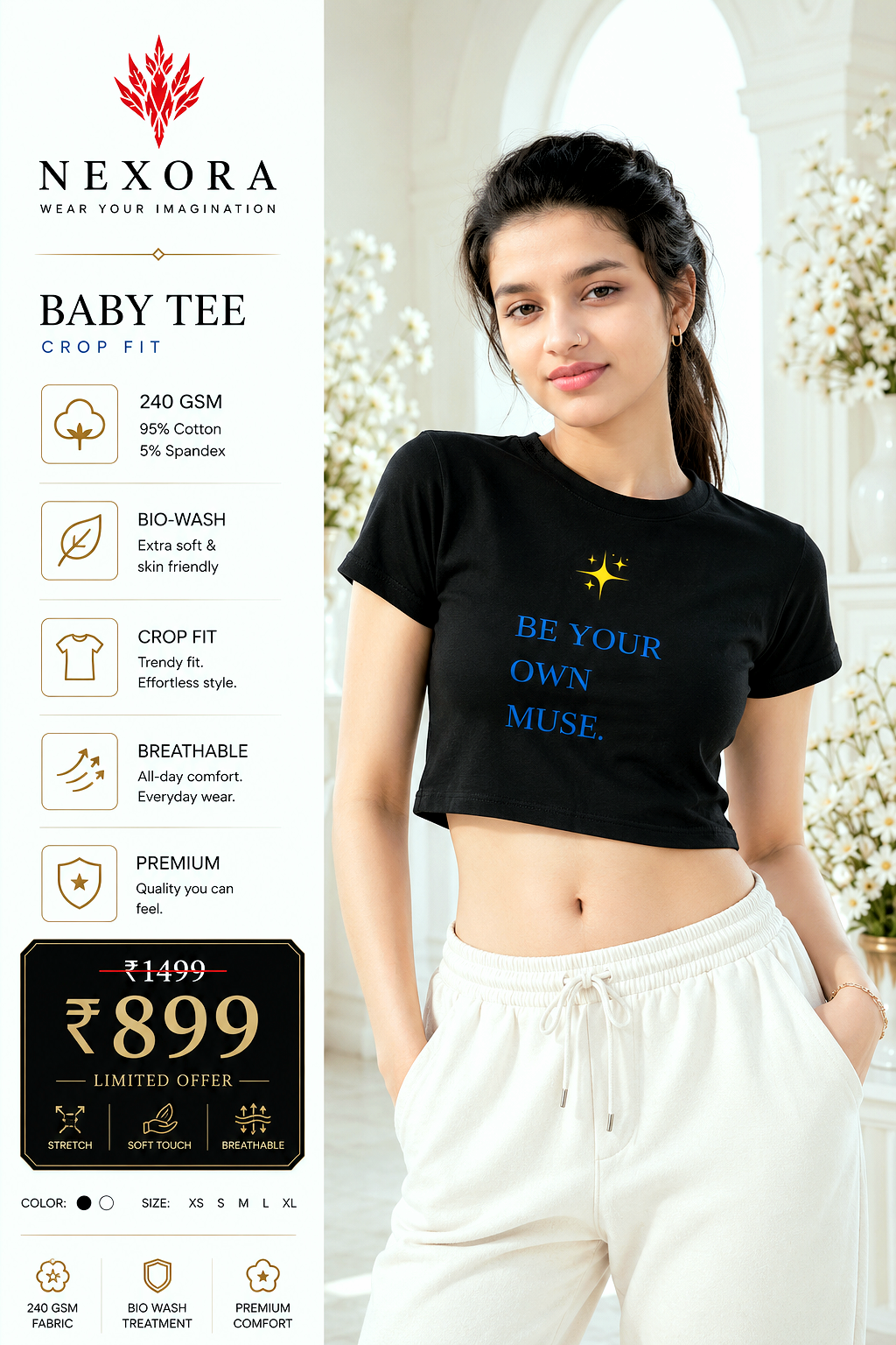 BABY TEE- BE YOUR OWN MUSE ✨