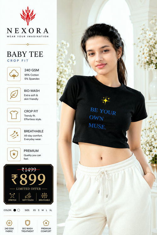 BABY TEE- BE YOUR OWN MUSE ✨