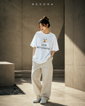 CUTE BUT CHAOTIC 🐼 -Unisex Oversized TEE