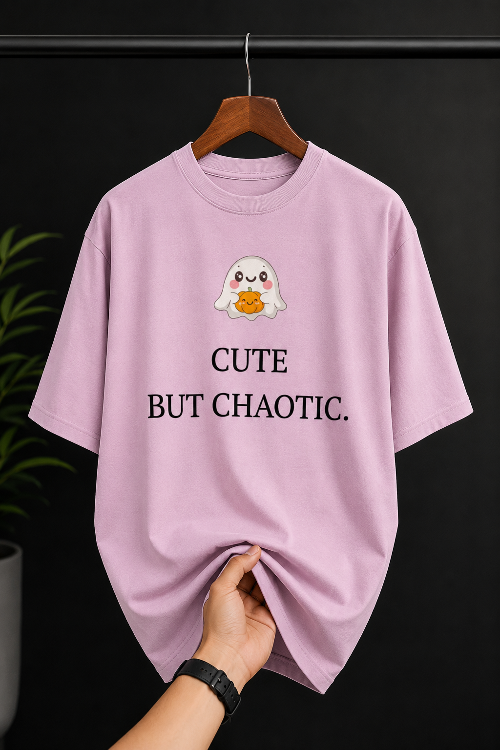 CUTE BUT CHAOTIC 🐼 -Unisex Oversized TEE