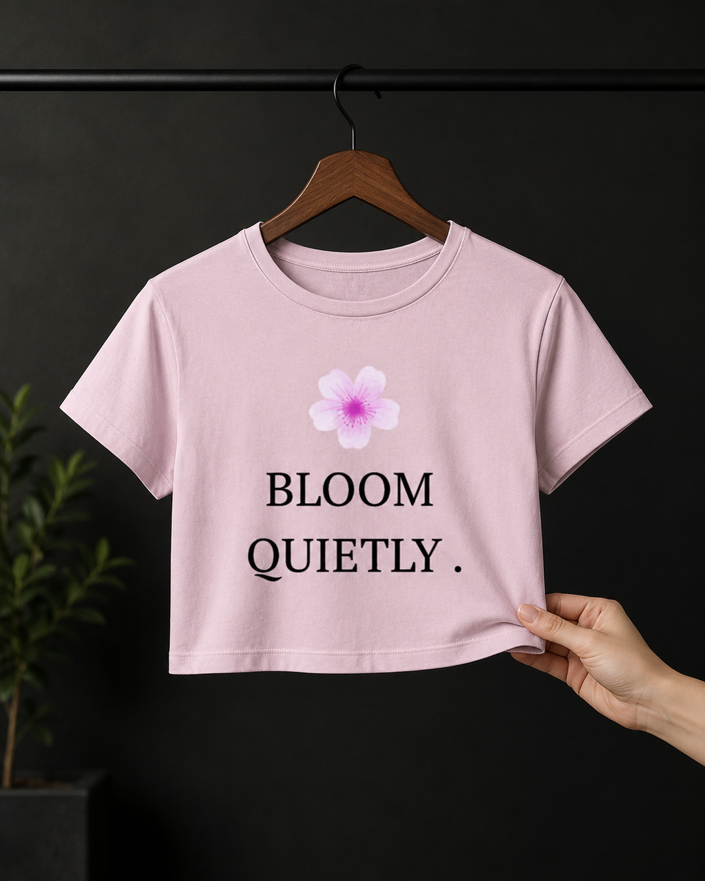 BABY TEE-BLOOM QUIETLY🌸