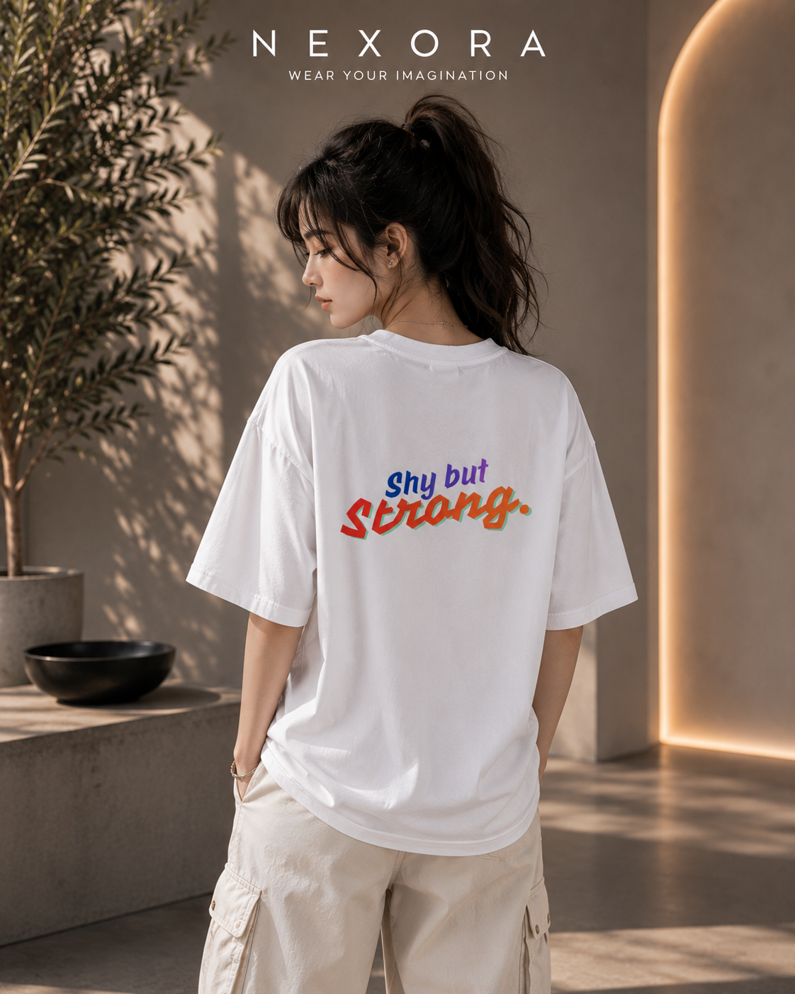 SHY GIRL- Unisex Oversized  Tee