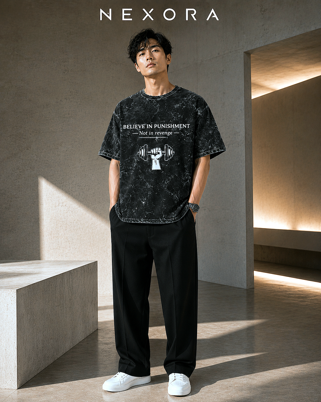 PUNISH HIM CLASSIC-Oversized Tee