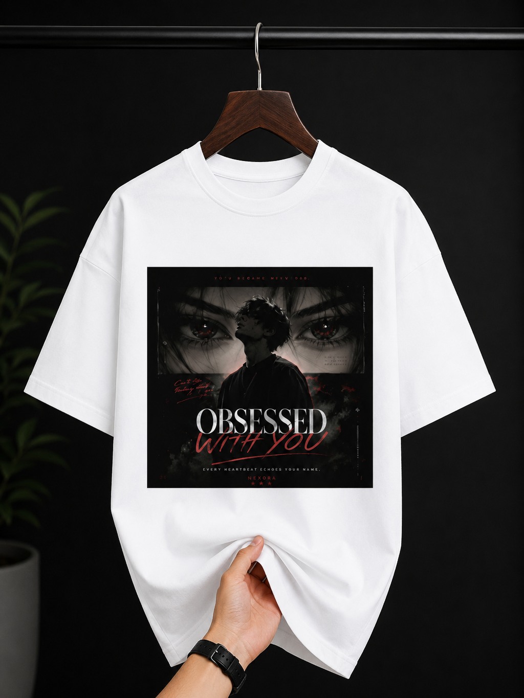 OBSESSED WITH YOU😩-Unisex Oversized Tee