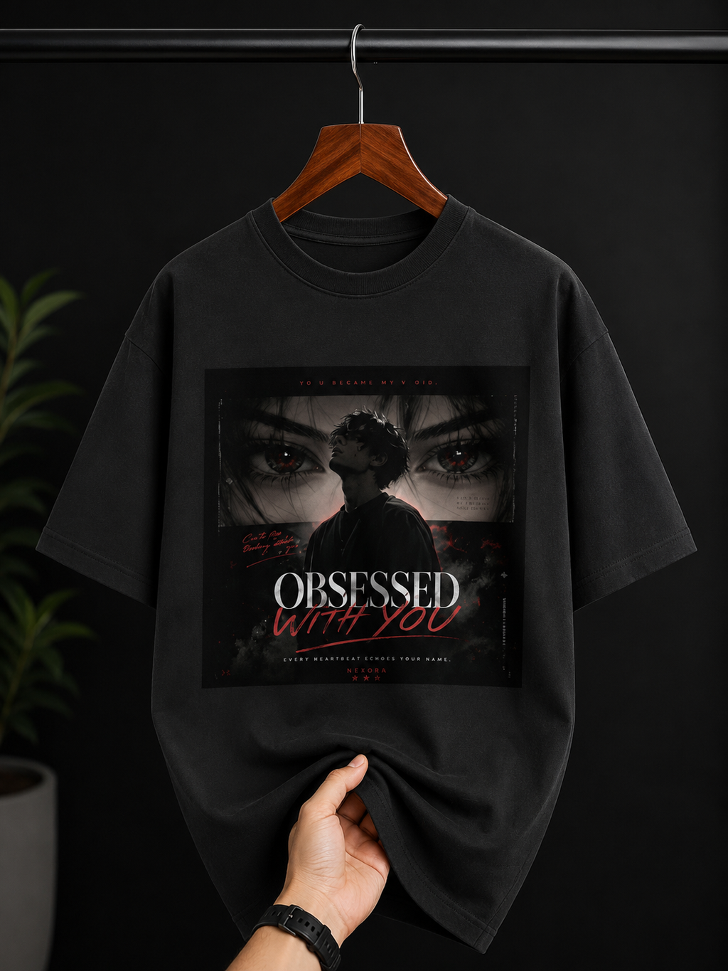 OBSESSED WITH YOU😩-Unisex Oversized Tee