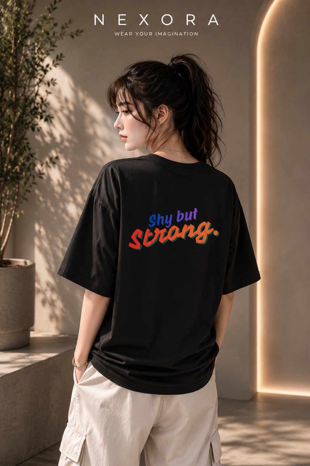 SHY GIRL- Unisex Oversized  Tee
