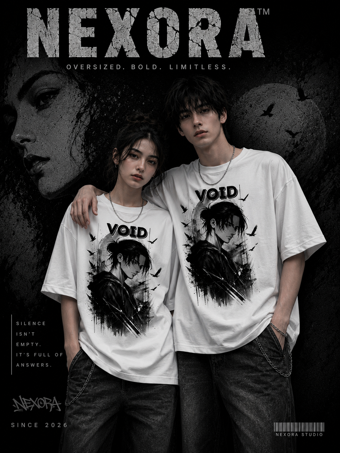 VOID ❤️‍🔥-Unisex Oversized tee