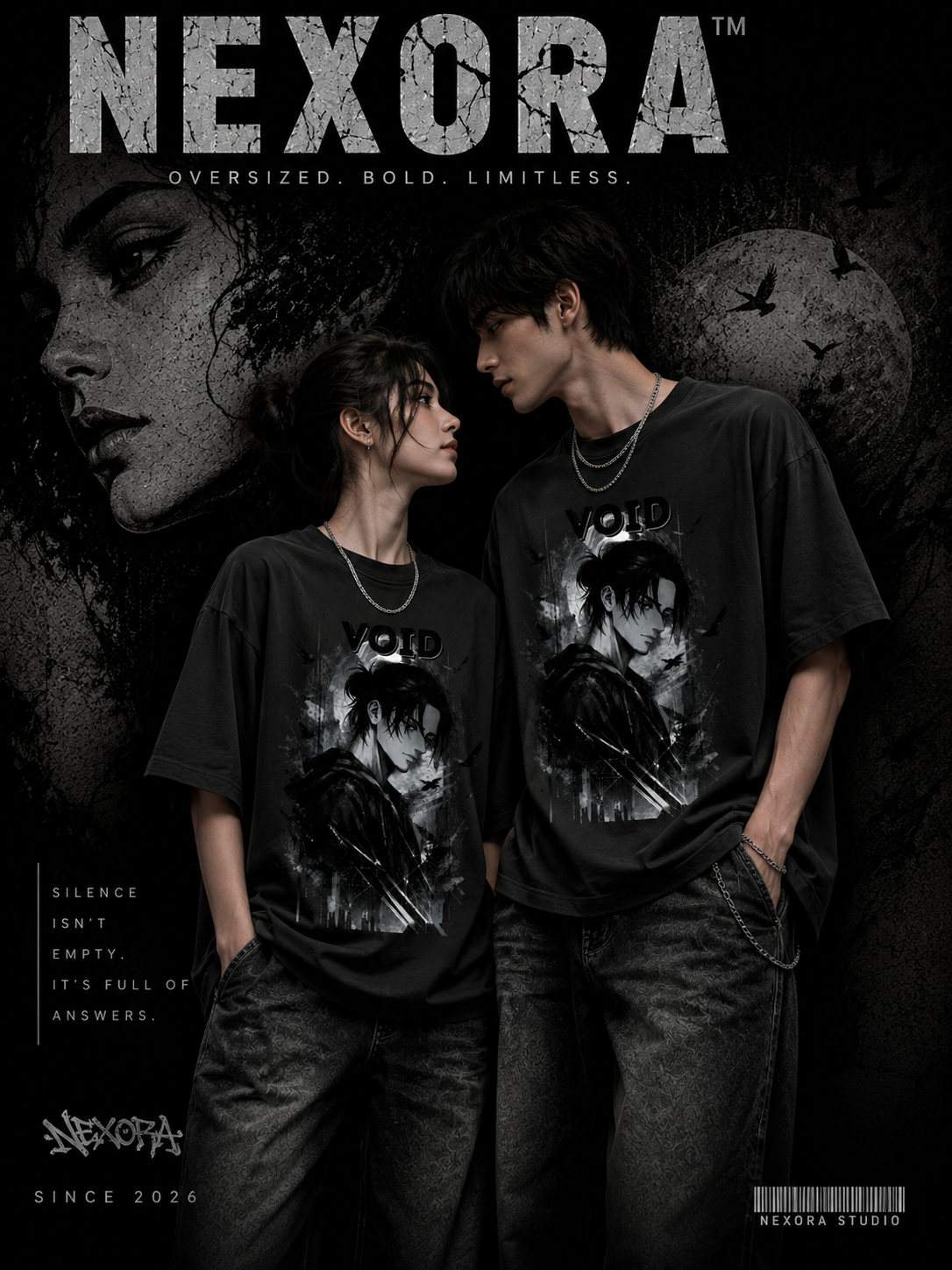 VOID ❤️‍🔥-Unisex Oversized tee