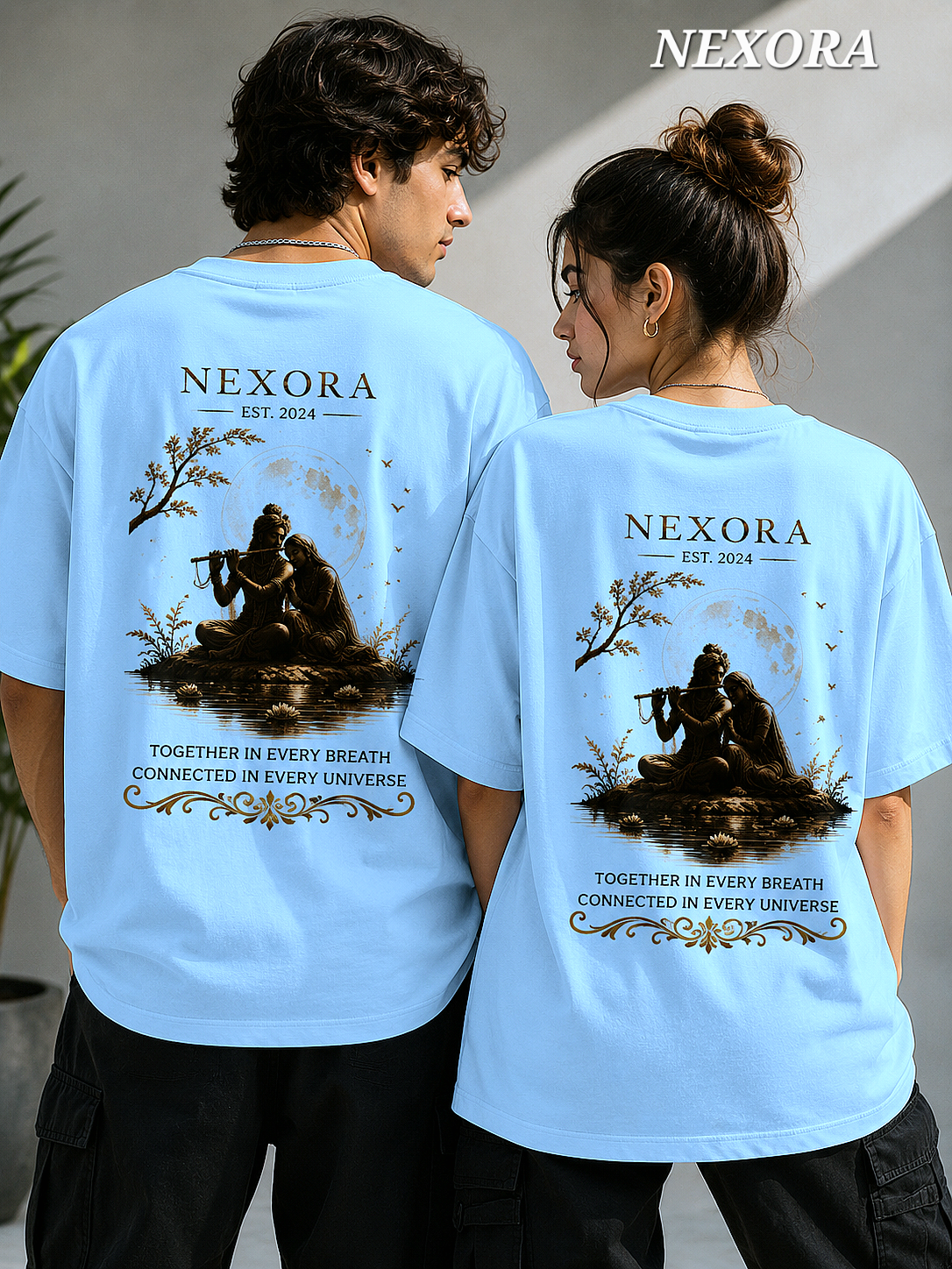 FOR COUPLES 💞-UNISEX 90\10 COTTON | 260 GSM | PREMIUM