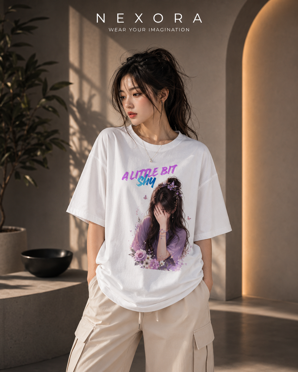 SHY GIRL- Unisex Oversized  Tee